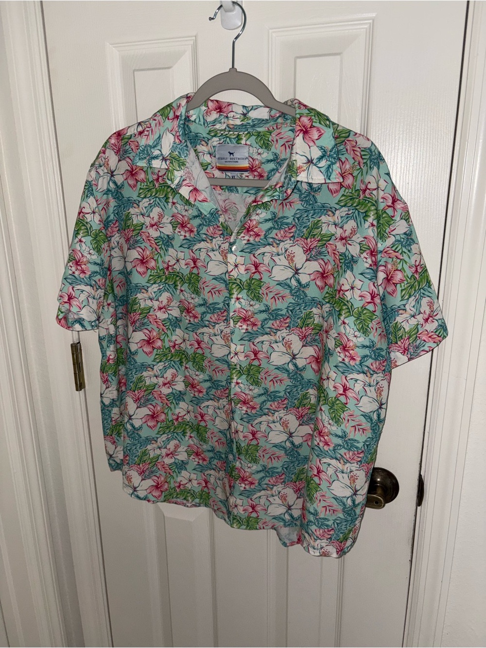 Simply Southern Tropical Button Down Men’s Shirt